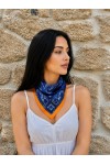 Etro Desenli Saten Bandana Fular - Nesvay Etro Desenli Saten Bandana Fular, Saten, 50x50 cm