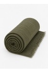 Khaki Crinkle Pareo Shawl - Nesvay Khaki Crinkle Pareo Shawl, 100% polyester, 90x180 cm