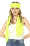 13479 Neon Yeşil Pareo Şal