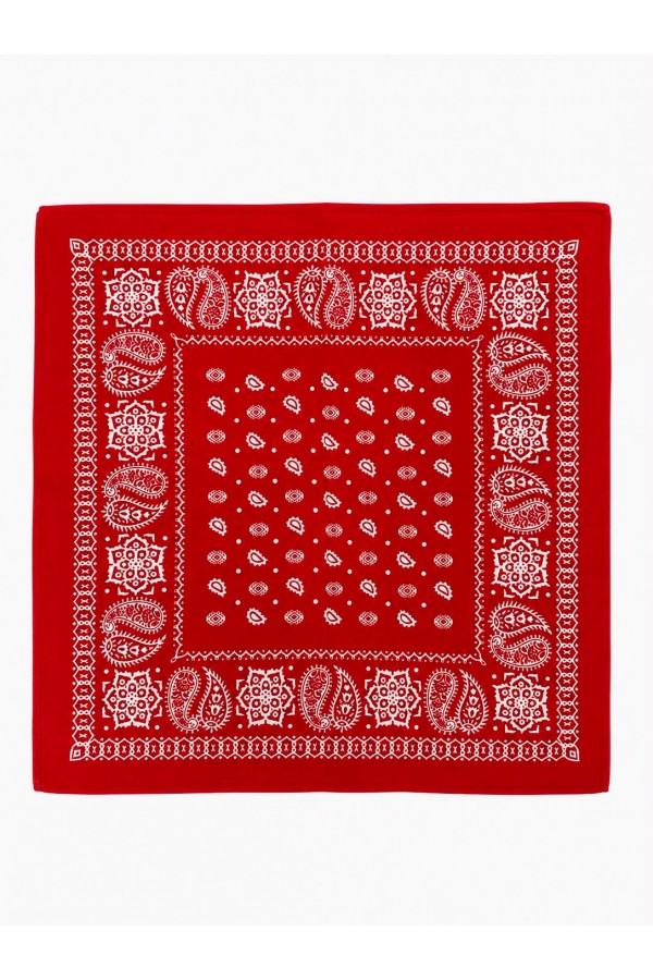 13999 Paisley-Style Red Bandana Scarf 50x50 cm 13999 Paisley-Style Red Bandana Scarf 50x50 cm