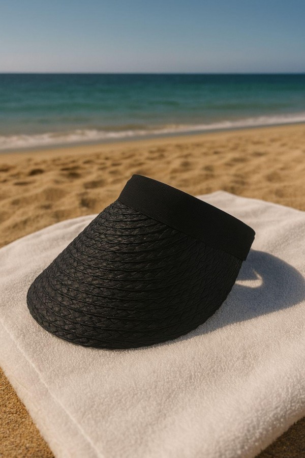 14400 Siyah Hasır Vizör Şapka