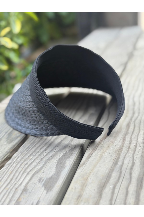 14400 Siyah Hasır Vizör Şapka