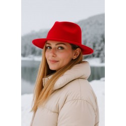 14482 Red Panama Hat
