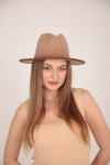 Ombré Camel Panama Hat - Nesvay Ombré Camel Panama Hat, 100% paper straw
