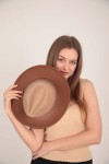 Ombré Camel Panama Hat - Nesvay Ombré Camel Panama Hat, 100% paper straw