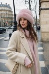 Pink Cossack Hat, plush
