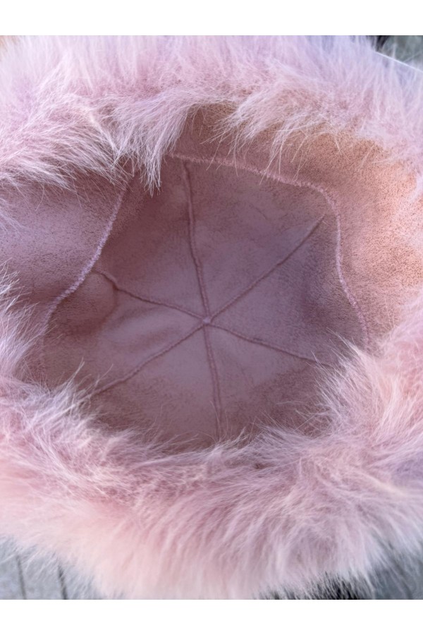 Pink Cossack Hat, plush