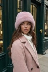 Pink Cossack Hat, plush