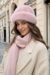 Pink Cossack Hat, plush