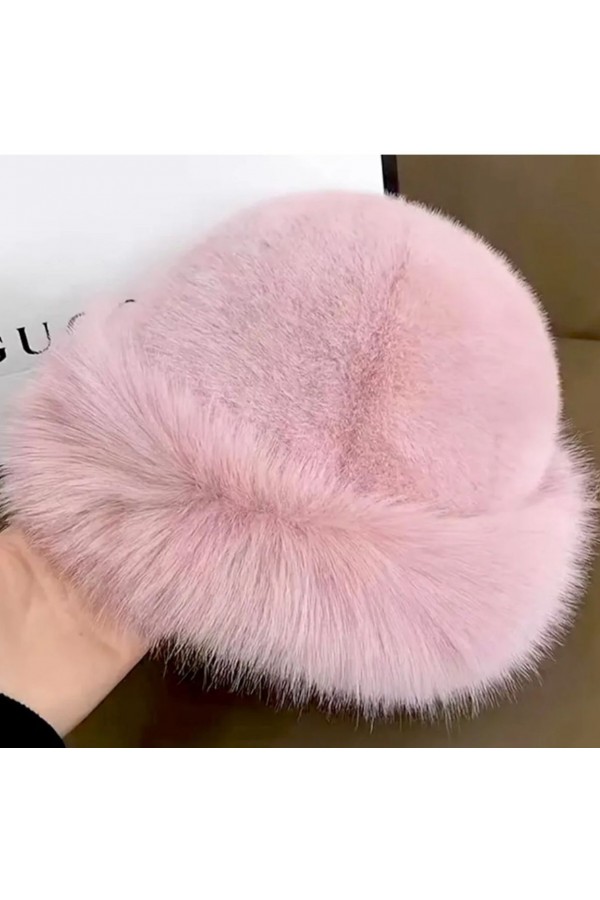 Pink Cossack Hat, plush