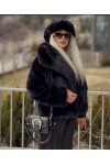 Black Cossack Hat - Nesvay Black Cossack Hat, plush