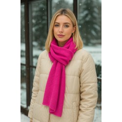 14808 Fuchsia Knit Shawl