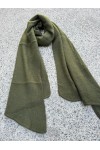Green Knit Shawl - Nesvay Green Knit Shawl, 100% acrylic, 43x220 cm