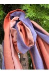 Batikli Kiremit Kalın Püsküllü Şal - Nesvay Batikli Kiremit Kalın Püsküllü Şal, %100 Polyester, 70x180 cm
