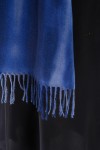 Sax Blue Tie-Dye Chunky Shoulder Wrap - Nesvay Sax Blue Tie-Dye Chunky Shoulder Wrap, 100% polyester, 70x180 cm