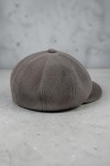 19104 Süet Gri Kasket Şapka