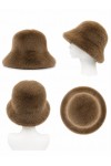 19132 Vizon Peluş Bucket Şapka 19132 Vizon Peluş Bucket Şapka