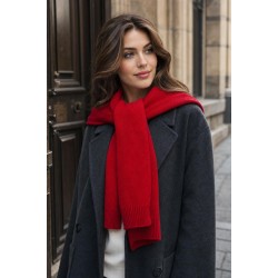 HRK01 Red Tie-Front Shrug