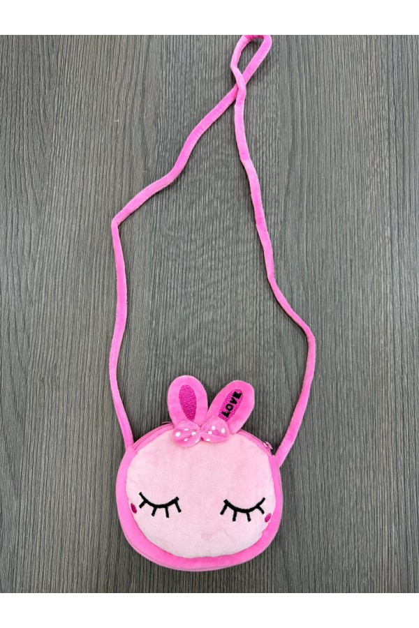 Fuşya Çocuk Çantası - Nesvay Fuşya Çocuk Çantası, %100 Polyester Peluş