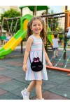Siyah Çocuk Çantası - Nesvay Siyah Çocuk Çantası, %100 Polyester Peluş