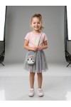 Gri Çocuk Çantası - Nesvay Gri Çocuk Çantası, %100 Polyester Peluş