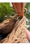 NWC-1077 Camel El Örgüsü Hasır Çanta 24x23 cm NWC-1077 Camel El Örgüsü Hasır Çanta 24x23 cm